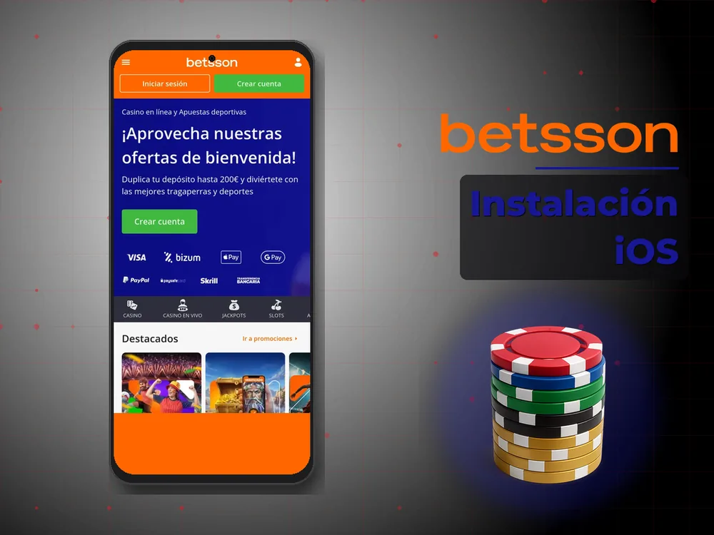 Betsson App Peru - Instalación iOS