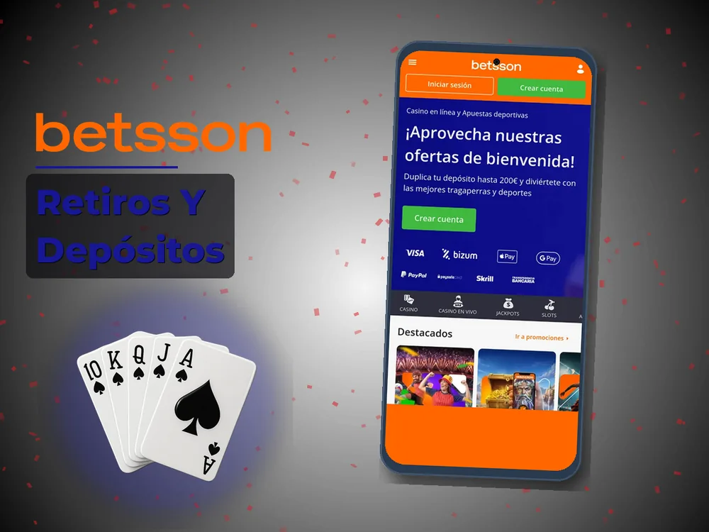 Betsson App Peru - Retiros Y Depósitos