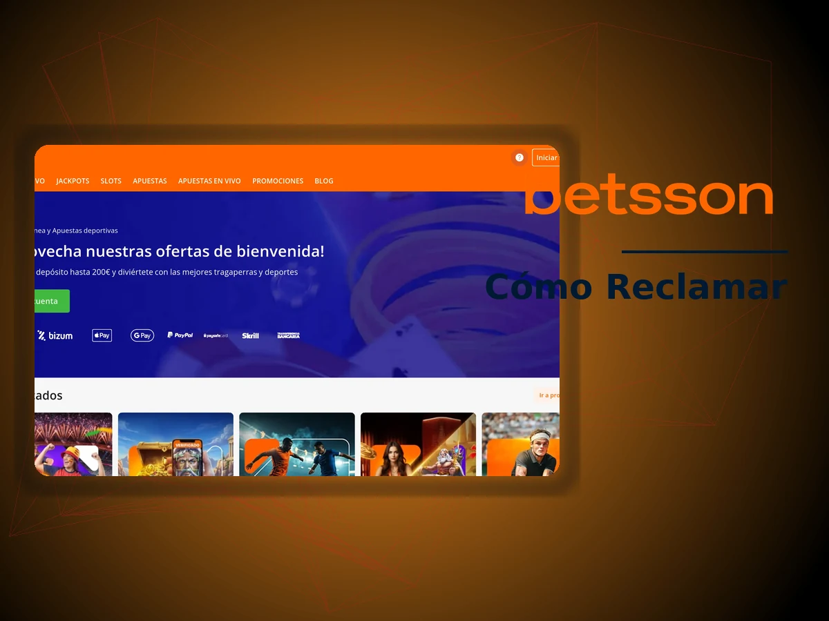 Betsson App Peru - Cómo Reclamar
